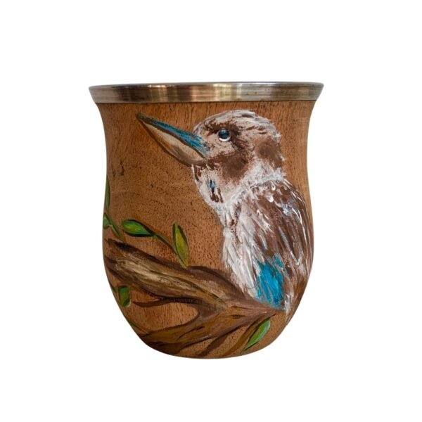 kookaburra-4.jpg Wooden Art MATE Gourd